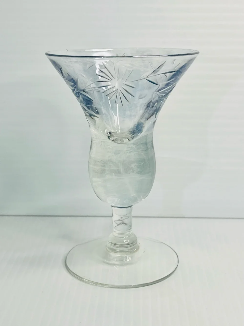 Vintage Stuart Crystal footed Glass